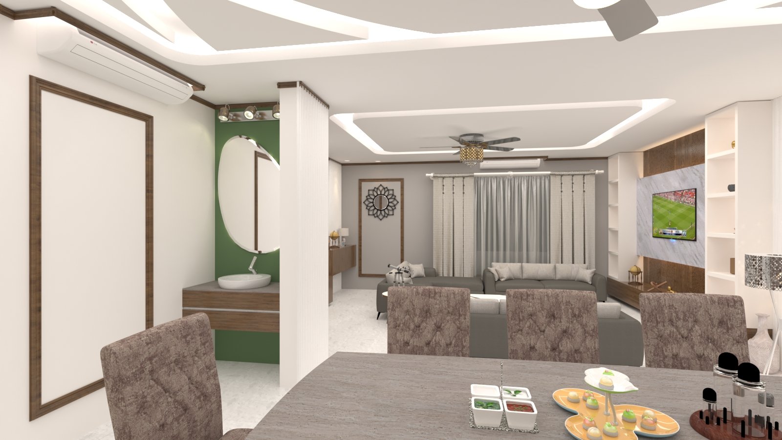 Panoramic Office Perspective
